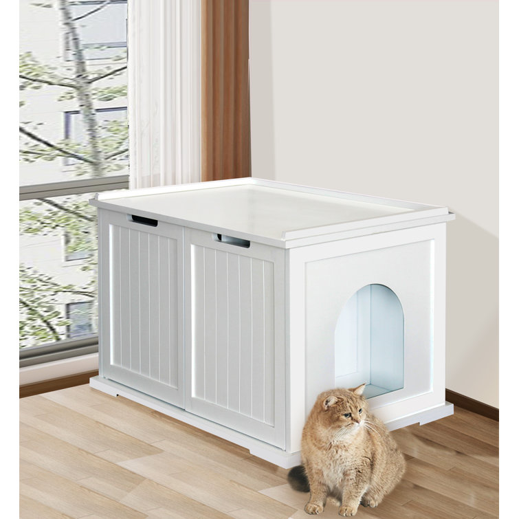 Wayfair cat sale litter enclosure